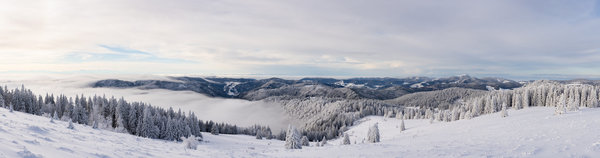 herzogenhorn view winter panorama